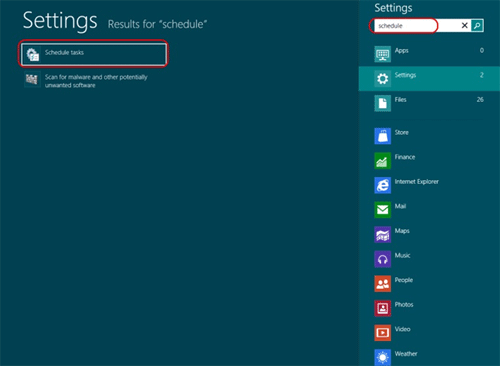 Windows 8 Search Results